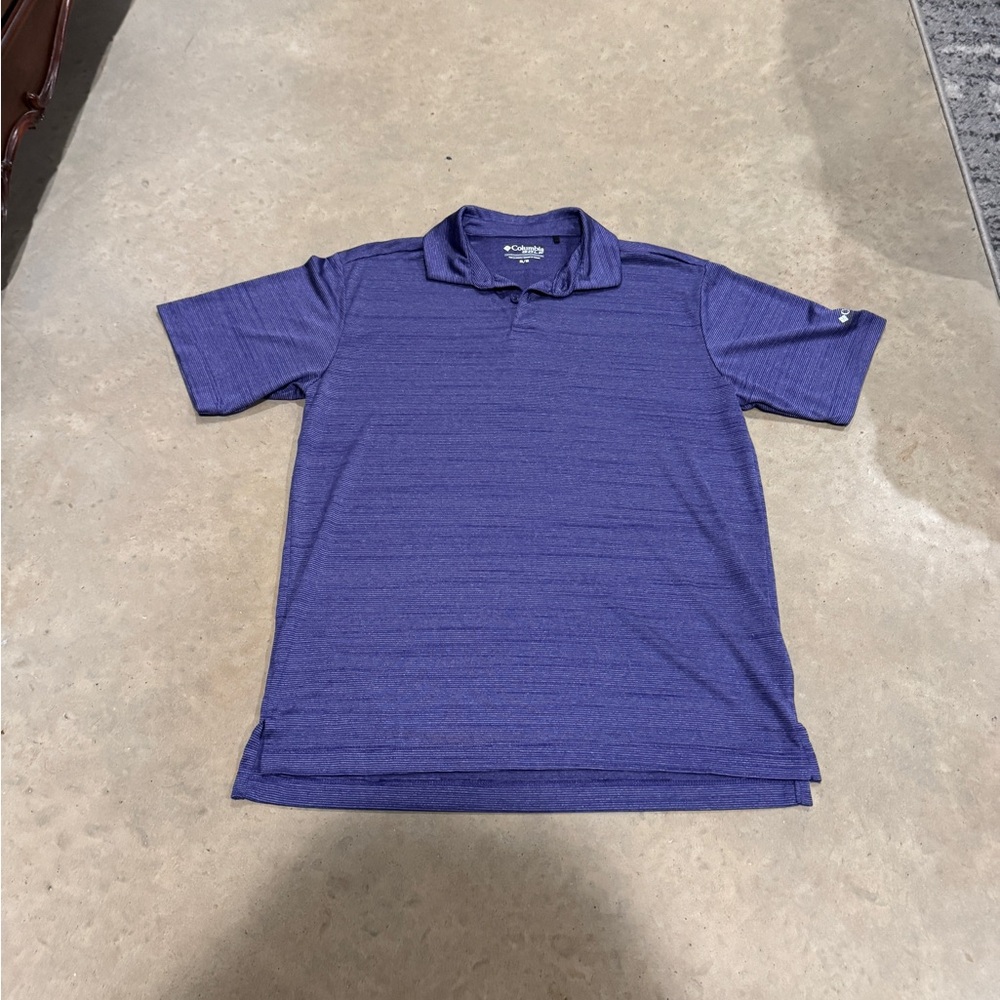 Columbia Men's purple Polo Shirt
